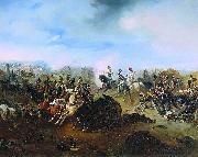 Bogdan Villevalde Battle of Grochow 1831 by Willewalde oil painting on canvas